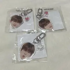 treasure 顔アクキー アサヒ カプセルトイ 喜 怒