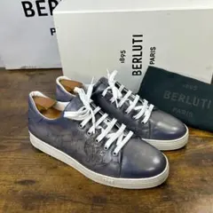 25.2万円　Berluti プレイタイム スクリット レザー　スニーカー　9のサムネイル