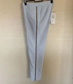 DAKS ライトブルー ストライプパンツ 新品のサムネイル