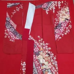 &Liberte様専用 振袖 緑地 花柄 金駒刺繍 特カ - メルカリ