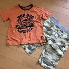 100サイズ⭐︎OshKosh Tシャツと迷彩パンツセットのサムネイル