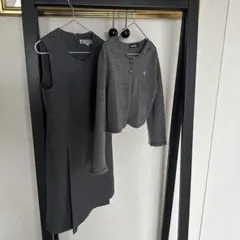 familiar グレー 120cm、Ｍam et moiワンピースのサムネイル