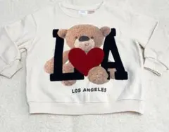 ZARA　ベアグラフィック　トレーナー　2-3years　98㎝