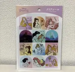 【希少・ラスト1点】Disney プリンセス クリアシール 12枚セット