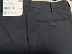 新品未使用 感動パンツ ウールライクUNIQLO ブラック 79x76