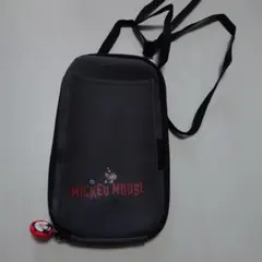 Mickey Mouse Club スマホショルダーバッグ ブラック