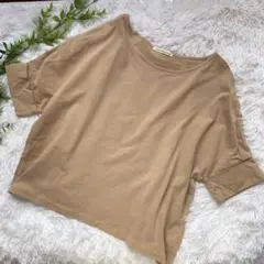 美品ナチュラルビューティーベーシック Tシャツ　カットソー　M オーバーサイズ
