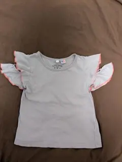 マーキーズ　グレー フリル袖 Tシャツ 120サイズ