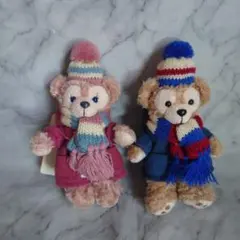 Disney　ダッフィー&シェリーメイぬいぐるみキーホルダーセット