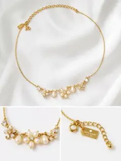 Kate Spade フラワーモチーフ ネックレス ゴールドのサムネイル