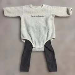 モコモコロンパース70cmセット