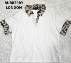 バーバリーロンドン　ノバチェック　半袖　シャツ　L