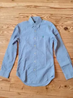 【美品】Ralph Lauren スリムフィット 長袖シャツ XS