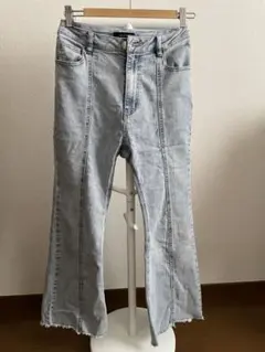 repipi armario Mサイズ フリンジ裾ジーンズ