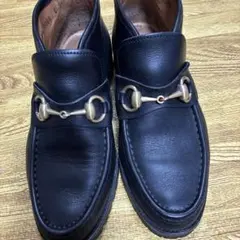 GUCCI ブラックレザー ローファー