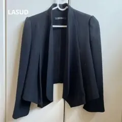 LASUD ノーカラーショート丈ジャケット フォーマル 披露宴 結婚式