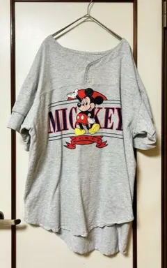 ディズニー 90sディズニーストア 2枚袖 ヘンリーネック ミッキーTシャツのサムネイル