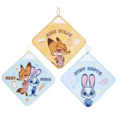 ズートピア2 ループ付きタオル　3枚組　しまむら　新品
