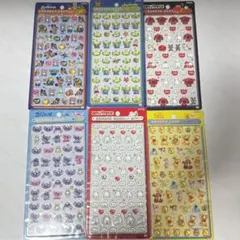 ボンボンドロップシール　ディズニー　6枚　セット