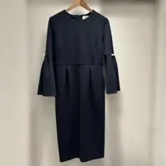 【美品】ユナイテッドアローズ　spongy ワンピース　ネイビー　40 試着のみ