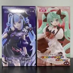 Trio-Try-iT Figure 雪ミク×クロミ & チロルミク