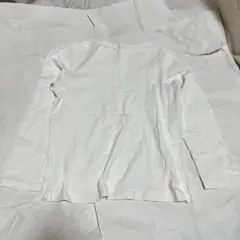 美品★無印良品 綿100% 長袖Tシャツ ホワイト M ロンT 定番