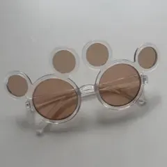 ファッション用グラス　ディズニー　ミッキー　サングラス　クリア