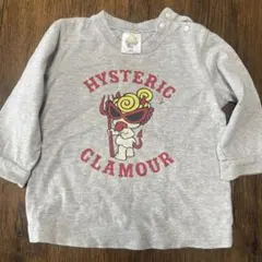 HYSTERIC GLAMOUR グレー 長袖Tシャツ 80