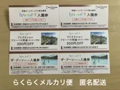 ひらかたパーク入園券＆ザ・ブーン（プール）入場券＆フリーパス割引券×２人分のサムネイル