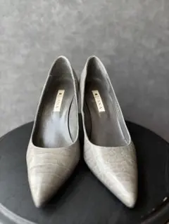 Diana クロコダイル風グレー ハイヒール　23cm