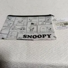 SNOOPY スヌーピー 平型ポーチ クラシック柄のサムネイル