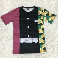 ノーブランド 160cm トップス 半そで Tシャツ ブラック/ピンク