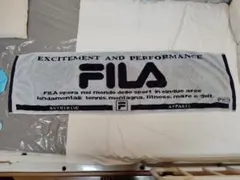 FILA スポーツタオル グレー ネイビー