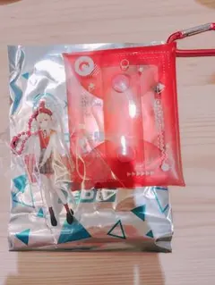 プロセカ スシロー クリアマルチポーチ 小豆沢こはね