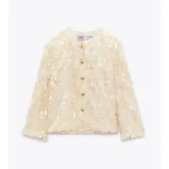 ZARA　スパンコールジャケットのサムネイル