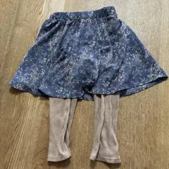 PAIR MANON レギンス付き花柄スカート
