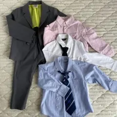 美品 男の子 子供用スーツ セットアップ フォーマル まとめ売り 100cm