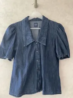 GAP デニムブラウス パフスリーブ XSのサムネイル
