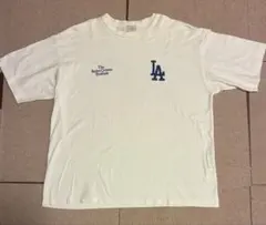 Los Angeles Dodgers ホワイト Tシャツ Lサイズ