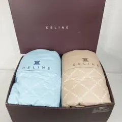CELINE 合繊肌掛けふとん 2枚 140×190cm 西川 水色 ベージュのサムネイル