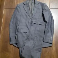 ORIHICA グレー チェック柄 ビジネススーツ