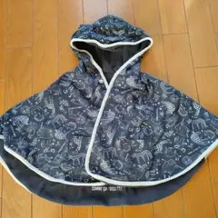 COMME CA FOSSETTE ベビーポンチョ ネイビー