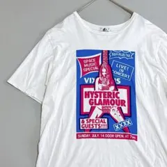 Lサイズ✨ヒステリックグラマー ギターガール プリントTシャツ ライブポスター風