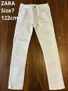 ZARA kids デニム 白size 7/ 122cm