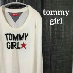 せ*な様 tommy girl✨アイボリー 長袖セーター S