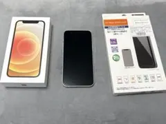 【au】iPhone12 mini ホワイト　本体(ガラスフィルム付き)