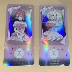 にじさんじ 7周年 チケット風カード 佐々木さく 椎名唯華