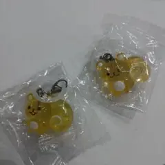 うさぎのモフィー◎めじるしアクセサリー◎2点セット◎スー◎リー◎ガチャガチャ