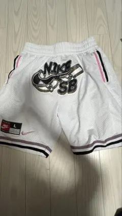 Nike SB メッシュパンツ Lサイズ ホワイト
