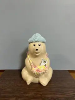 しろくま貯金箱 麦わら帽子 レモンポシェット 2点セット - メルカリ